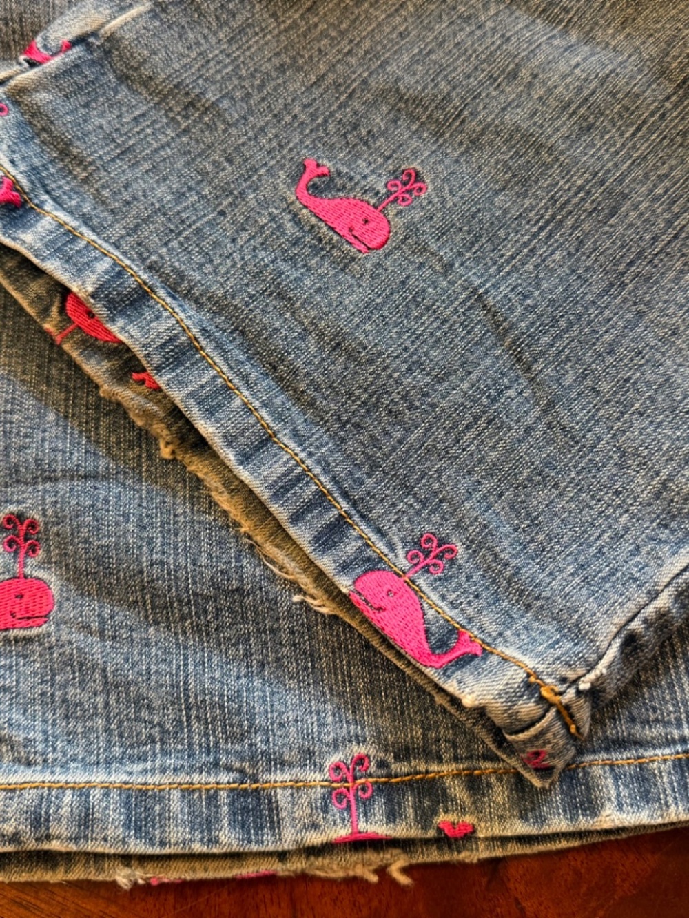 Vintage jeans LP pink Whales - Picture 7 of 8
